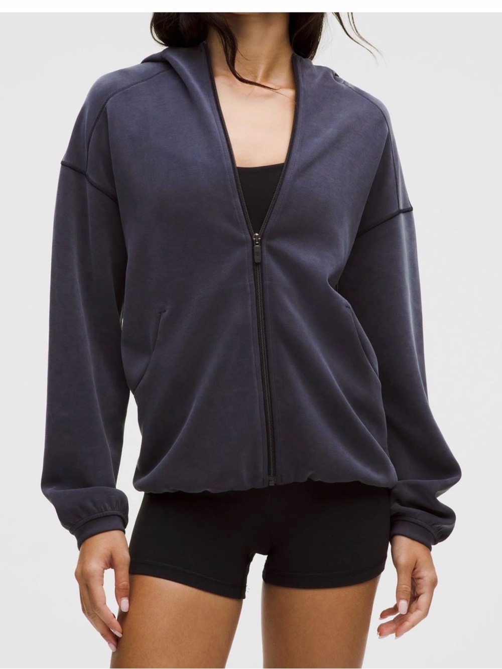 Brand new condition Rare Lululemon Softstreme full zip long hoodie